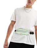 [Nike] Nike Slim 3.0 running bum bag in vapor green One Size Green/Black/Silver