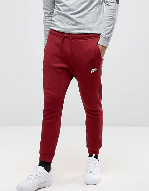 Nike Slim Joggers In Red 804408-677 | ASOS