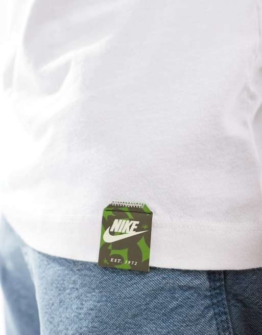 Nike Slow Your Soul back print graphic t shirt in white