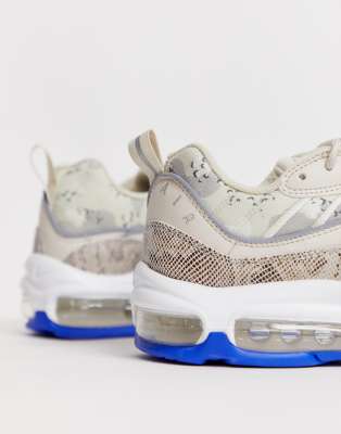 nike snake print air max 98 trainers