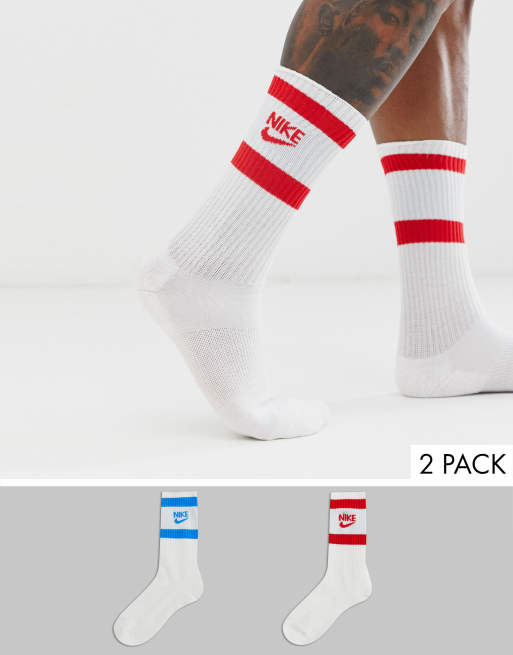 white nike air socks