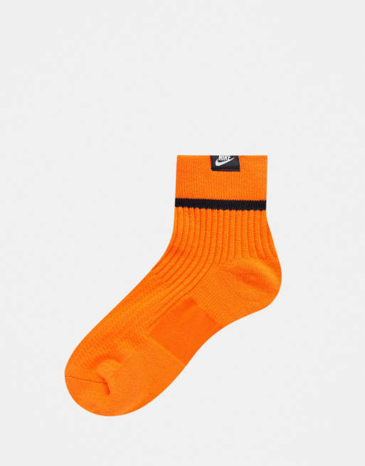 Orange cheap nike socks