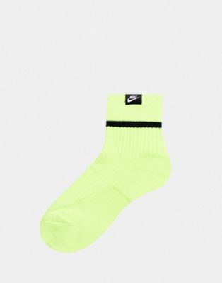 nike socks neon green