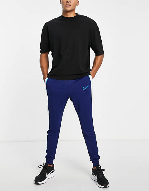 Nike Soccer Dri-FIT cuffed sweatpants in blue ASOS