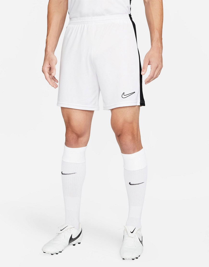 Nike Football Nike Soccer Academy Dri-fit Shorts In White And Black