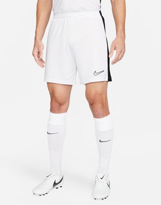 Nike Soccer Academy Dri-Fit shorts in white and black | ASOS