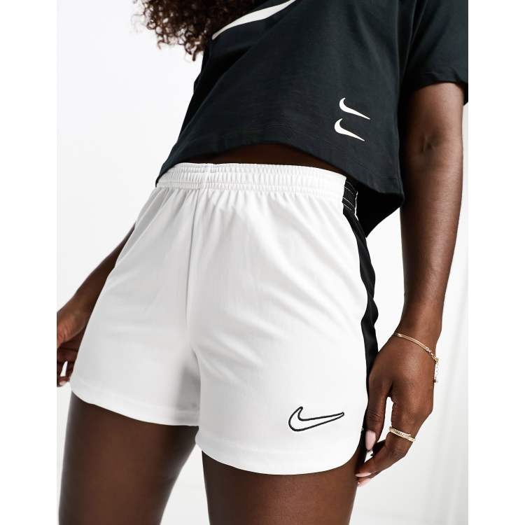 Nike academy hot sale white shorts