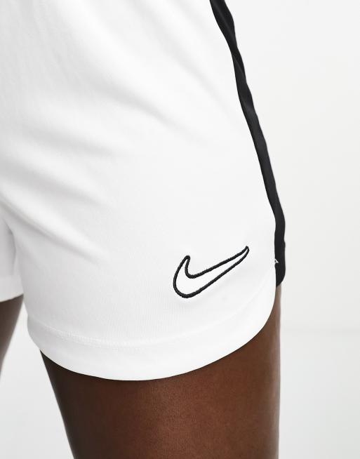 White nike outlet track shorts