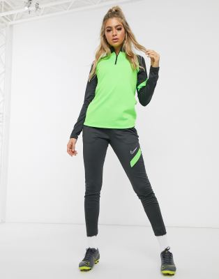 nike academy half zip top