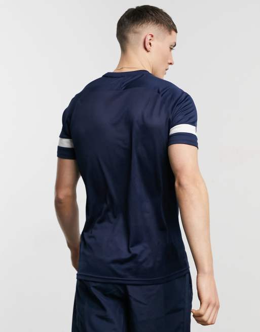 nike academy t shirt navy