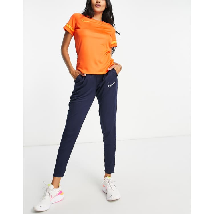 Vorming kruising restaurant Nike Soccer Dri-FIT Academy polyknit pants in navy | ASOS