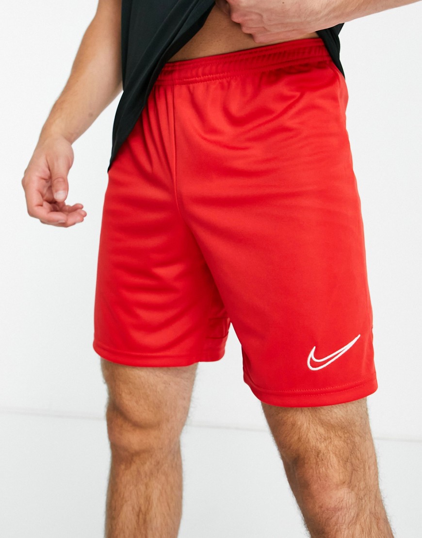 Nike Football Nike Soccer Dri-fit Academy Polyknit Shorts In Red