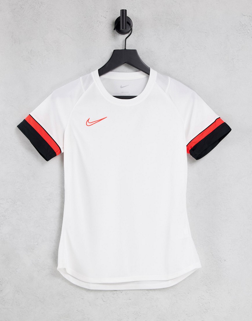Nike Soccer Dri-FIT Academy t-shirt in white