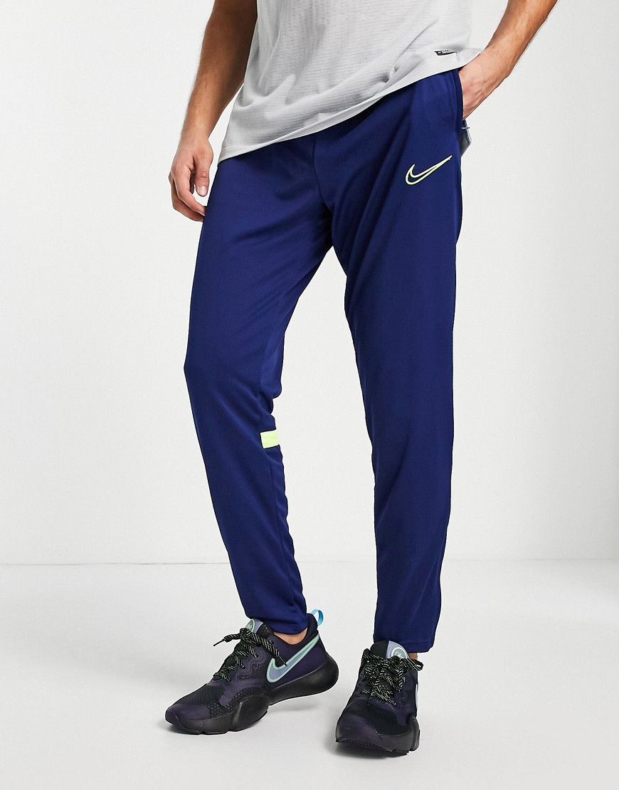 Nike Football Nike Soccer Dri-fit Academy21 Polyknit Pants In Dark Blue