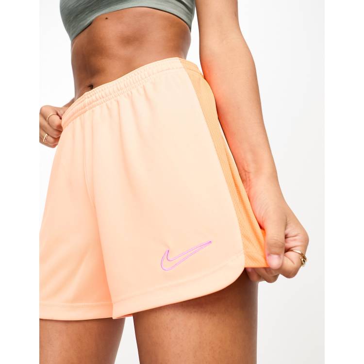 Orange nike soccer clearance shorts