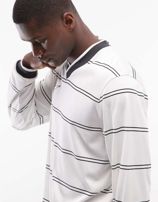 Nike Soccer striped jersey in white , 4 of 5