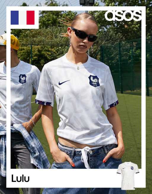 Nike Soccer WWC23 France Stadium unisex home jersey top in blue
