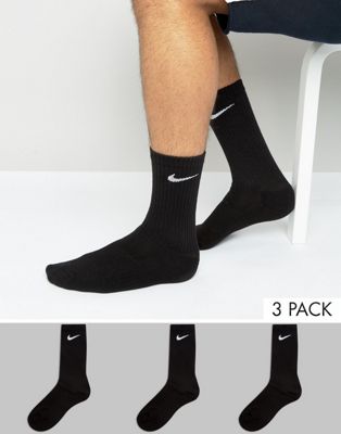 Nike – Socken im 3er-Set in Schwarz 