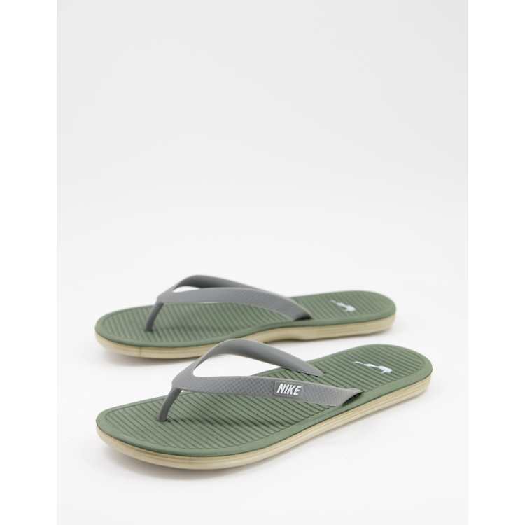 White nike sale solarsoft flip flops