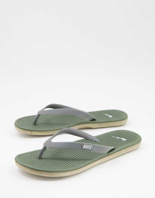 Nike solarsoft flip flops on sale womens