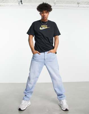 Sole Craft HBR - T-shirt nera con logo grafico-Nero - Nike T-shirt donna  - immagine2