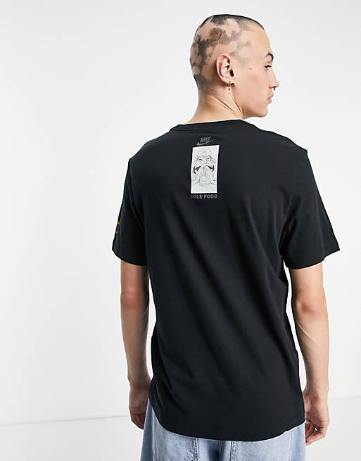 Men Nike Sole Food chest print t-shirt in black 