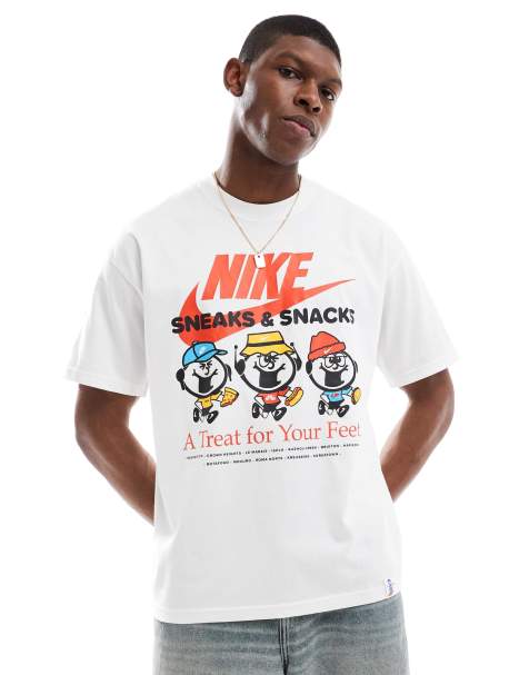 Nike Sole Food front print T-shirt in white - view 1