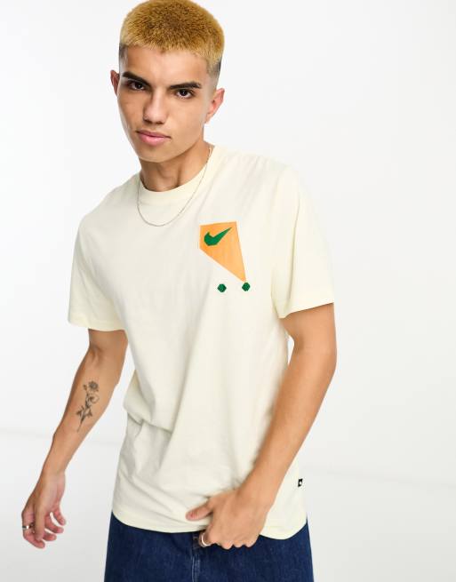 Nike 'sole seeking' graphic t-shirt in coconut milk ASOS