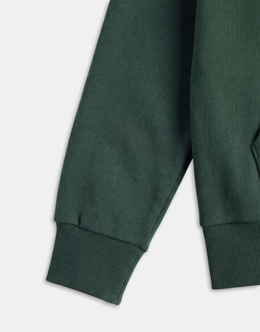 Nike Solo Fleece huvtröja med dragkedja i mörkgrönt, 9 av 9