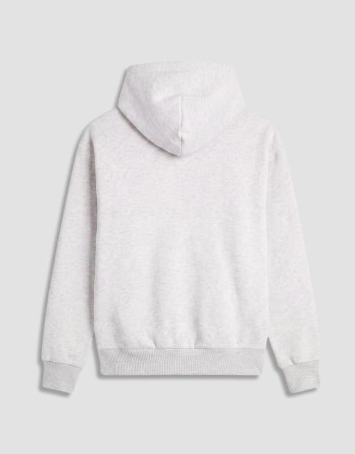 Nike Solo Fleece oversized double zip fleece hoodie in light grey, 7 of 9
