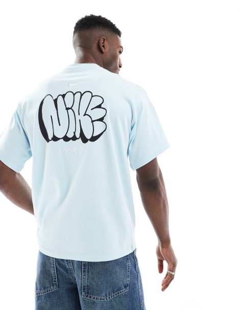 Nike Solo Swoosh graphic t-shirt in blue - view 1