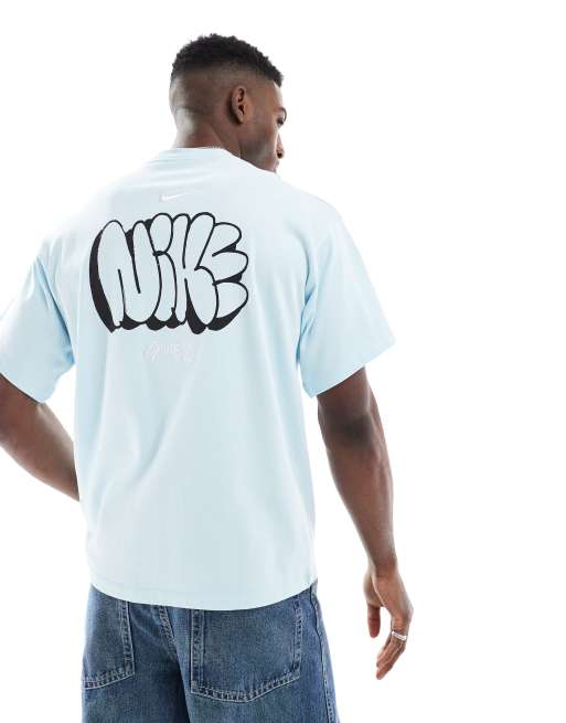 Nike Solo Swoosh graphic t-shirt in blue