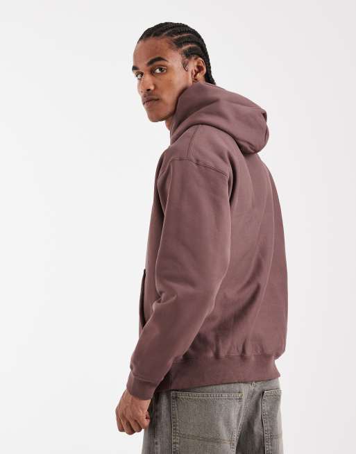 Nike Solo Swoosh hoodie in brown | ASOS