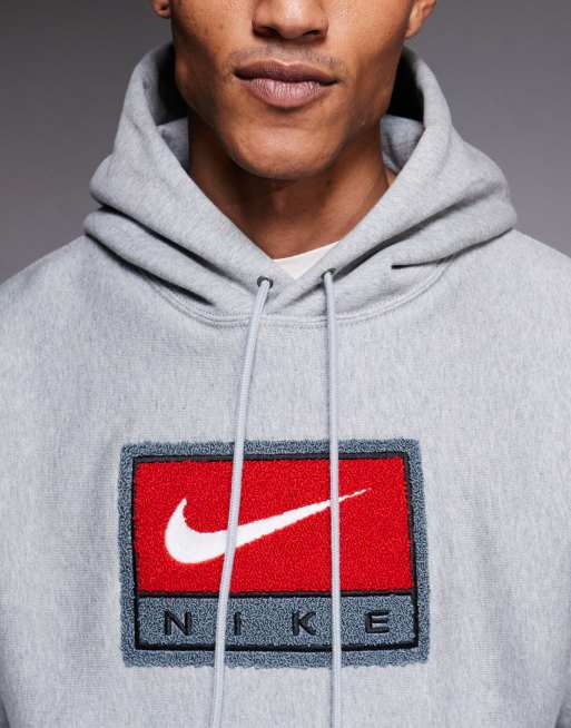 Nike Solo Swoosh hoodie in gray , 5 of 5