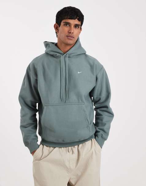 Nike Solo Swoosh hoodie in green - view 1