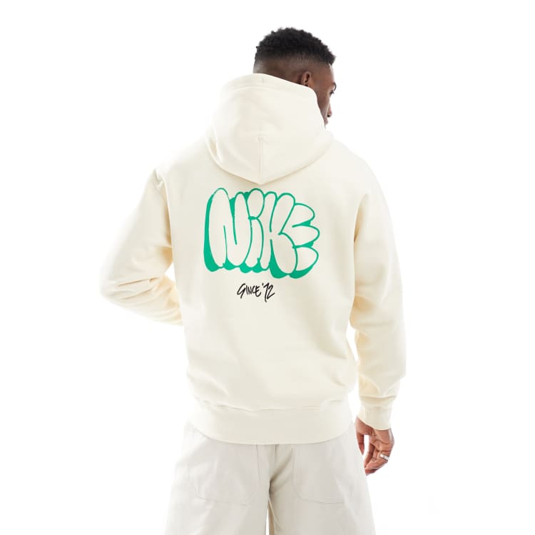 Nike Solo Swoosh hoodie in off white ASOS