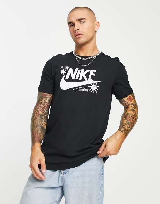 Nike - Sort T-shirt med statement-grafik