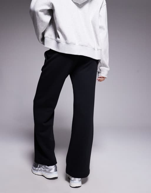Nike - Sorte joggingbukser med lige ben og tekstlogo, 4 af 5