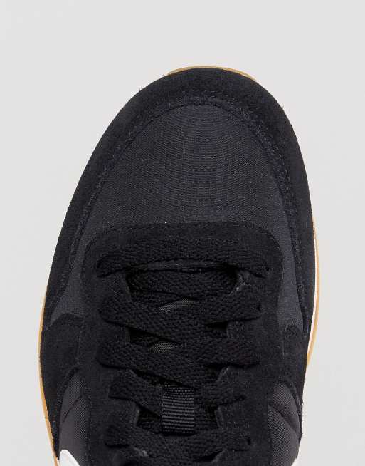 Nike sorte og hvide internationalist  sneakers, 3 af 4