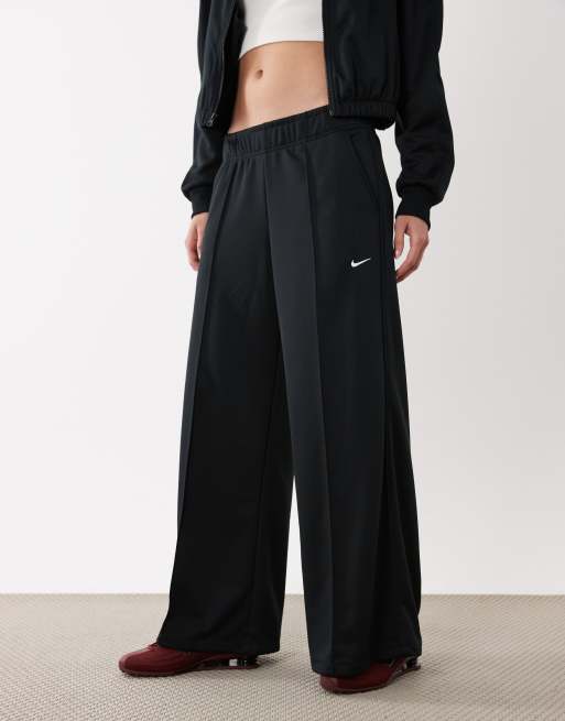 Nike - Sorte træningsbukser med vide ben, 2 af 5