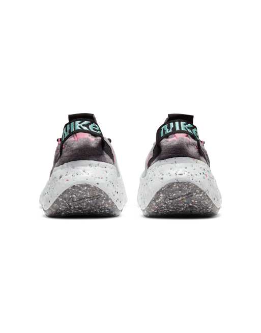 Nike Space Hippie 04 sneakers in smoke gray/pink blast ASOS