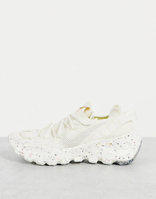 Women Trainers/Nike Space Hippie 04 trainers in off white 