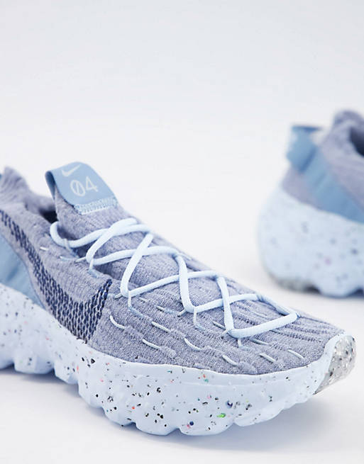  Trainers/Nike Space Hippie trainers in baby blue 