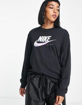 Nike with best sale sparkle swoosh