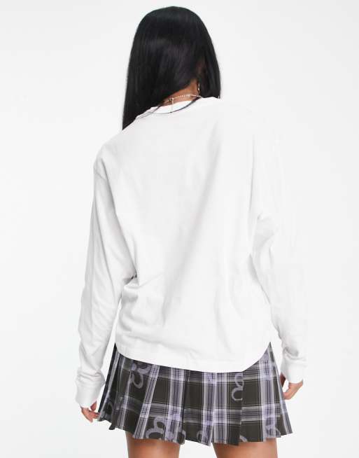 Long plaid shop skirt nike