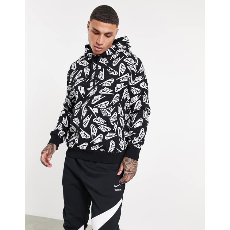 Nike hoodie with checks all over new arrivals