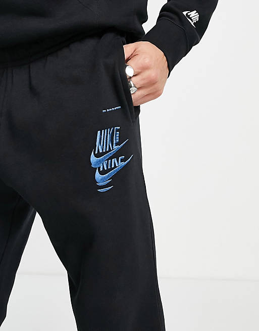 Nike – Sport Essentials Multi Futura – Jogginghose aus Fleece mit Logo in  Schwarz | ASOS