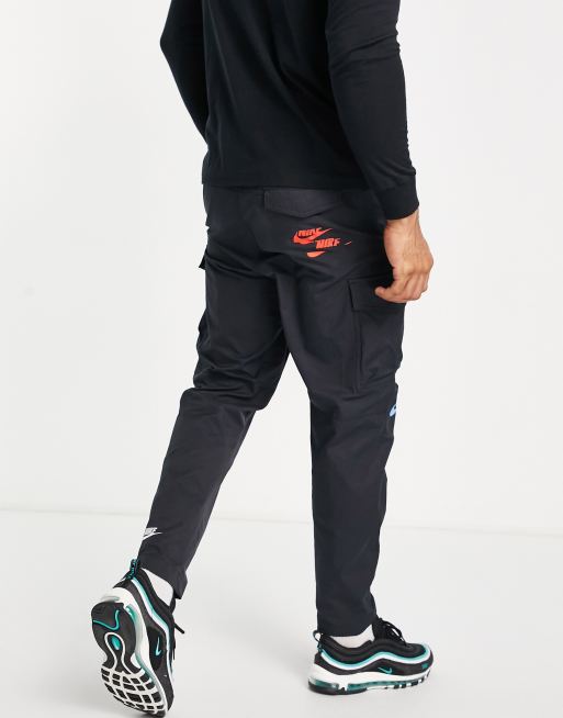 Nike Essential woven cargo pants in black