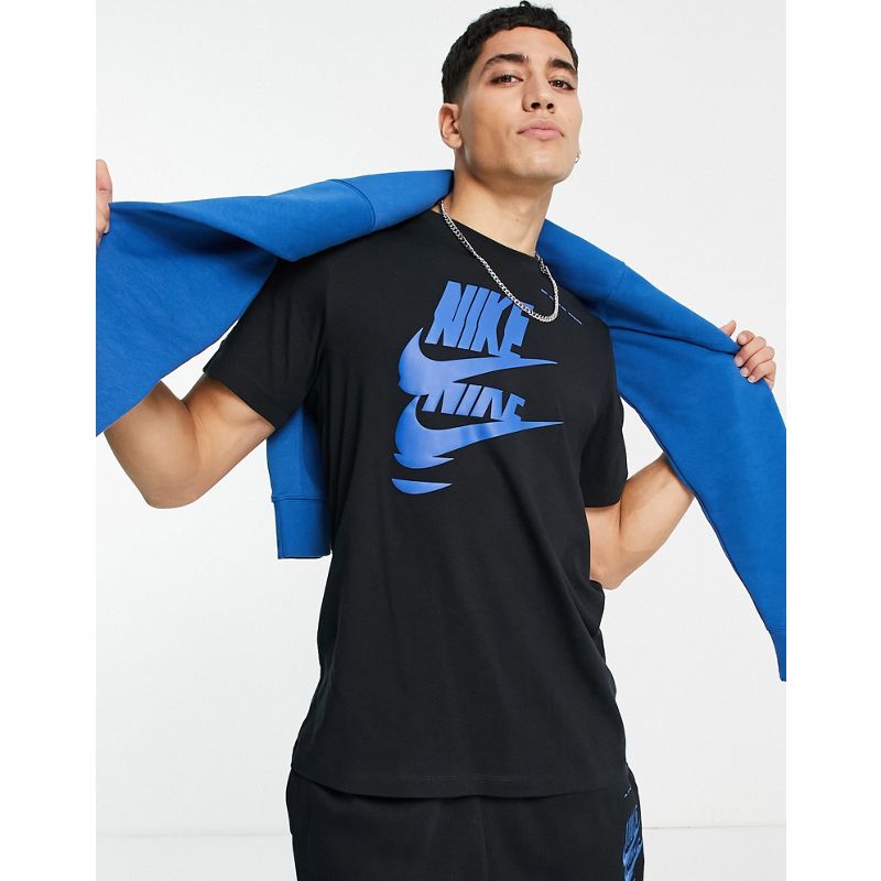 Top Uomo Nike - Sport Essentials Multi Futura - T-shirt nera con logo