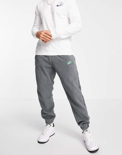 Nike Sport Essentials polar fleece cuffed sweatpants in gray ASOS